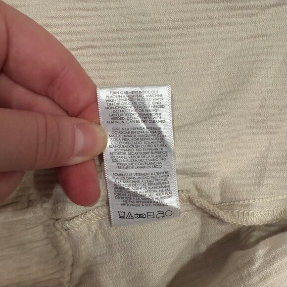 Cabi Scout Jacket 4493 EVOLVE | White Corduroy | Coastal Cowgirl Neutral Jacket - Picture 6 of 9